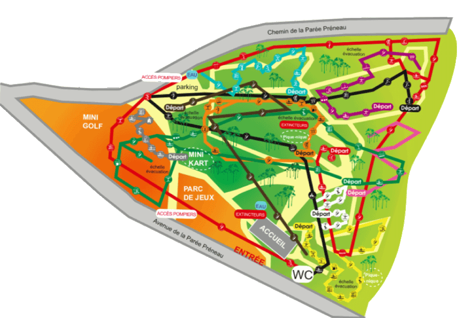 Plan-du-parc-Feeling-Forest-à-Saint-Hilaire-de-Riez - Infos Pratiques